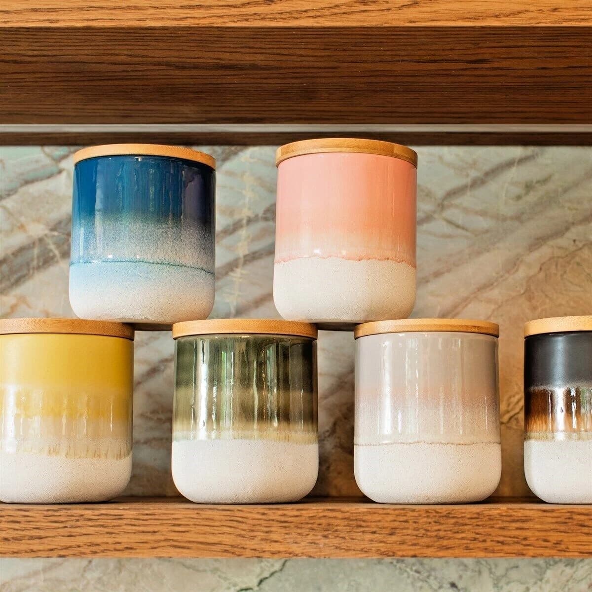 Bamboo Food Storage Canisters