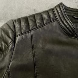 Edgy Leather Biker Jacket