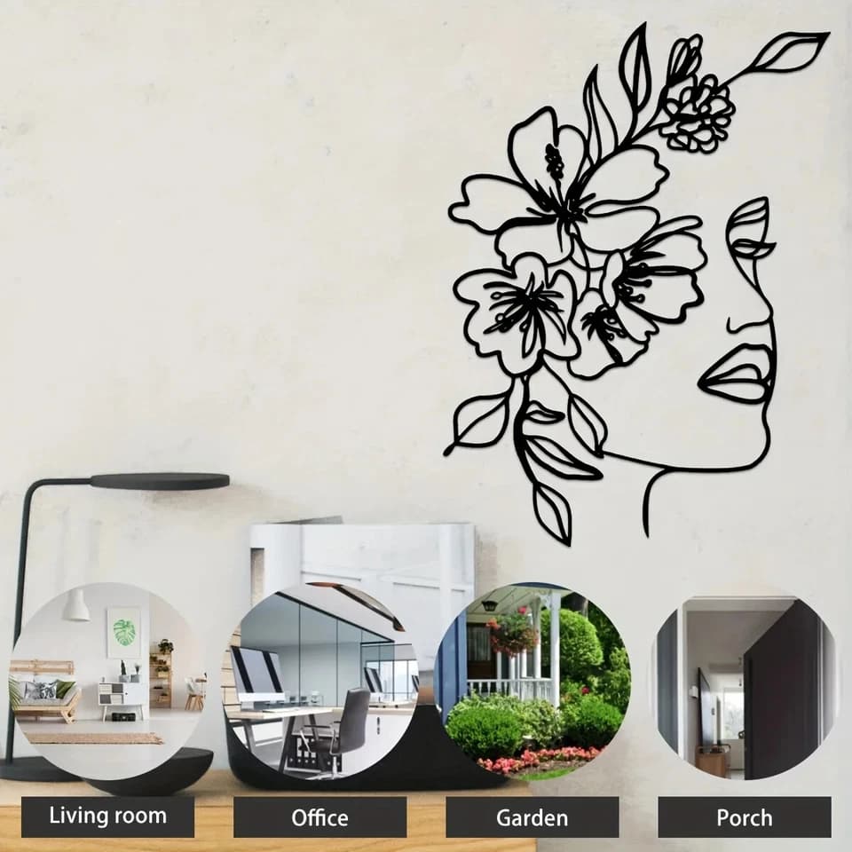 Abstract Metal Wall Art
