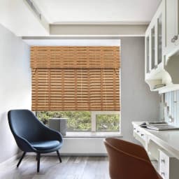 Bamboo Roll-Up Blinds
