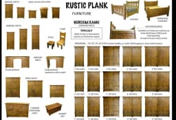 Rustic Solid Wood Dresser