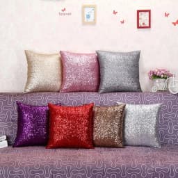 Decorative Sequin Throw Pillow
