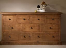 Rustic Solid Wood Dresser
