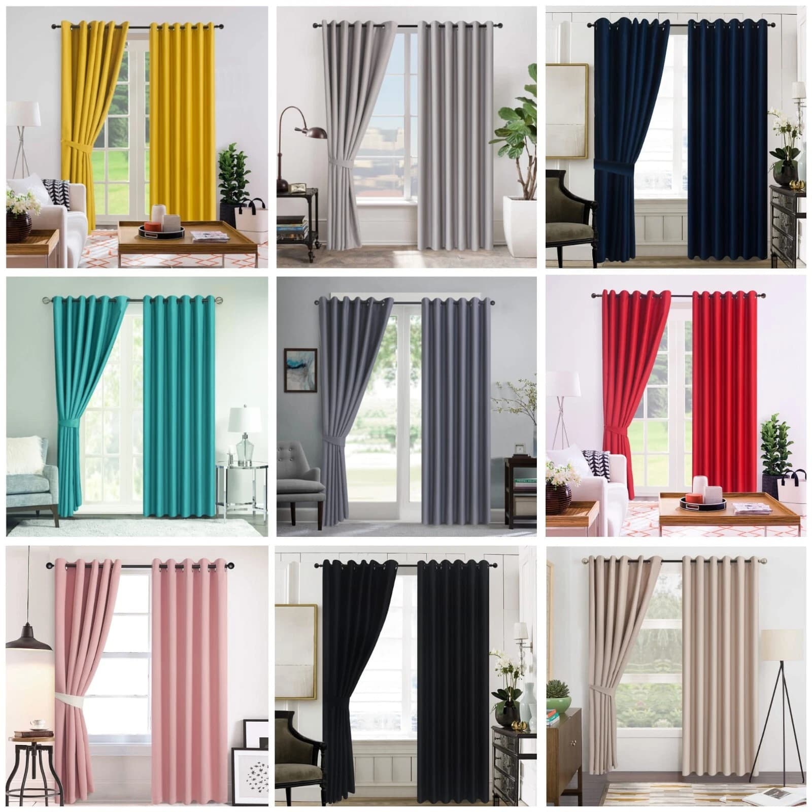 Grommet Top Curtain Panels