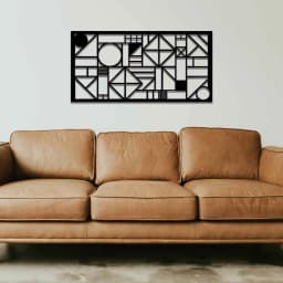 Geometric Wood Wall Art