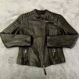 Edgy Leather Biker Jacket