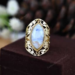 Vintage Filigree Statement Ring